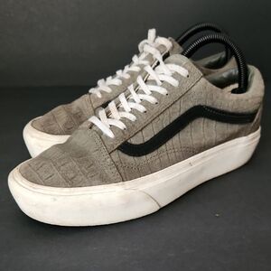 Vans Unisex Off The Wall 721454 Green Skater Shoes Sneakers Size Men 6.5 Women 8